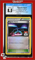 Flashfire Magnetic Storm 91/106 Pokemon League Crosshatch Holo CGC 8.5
