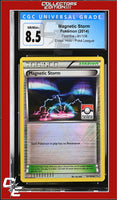 Flashfire Magnetic Storm 91/106 Pokemon League Crosshatch Holo CGC 8.5
