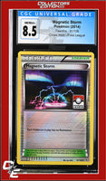Flashfire Magnetic Storm 91/106 Pokemon League Crosshatch Holo CGC 8.5
