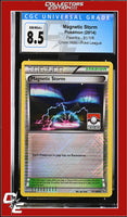 Flashfire Magnetic Storm 91/106 Pokemon League Crosshatch Holo CGC 8.5
