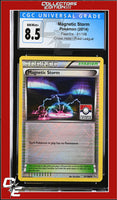 Flashfire Magnetic Storm 91/106 Pokemon League Crosshatch Holo CGC 8.5
