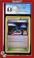 Flashfire Magnetic Storm 91/106 Pokemon League Crosshatch Holo CGC 8.5
