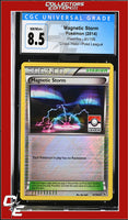 Flashfire Magnetic Storm 91/106 Pokemon League Crosshatch Holo CGC 8.5
