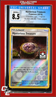 Forbidden Light Mysterious Treasure 113a/131 Reverse Holo Pokemon League CGC 8.5
