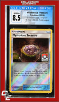 Forbidden Light Mysterious Treasure 113a/131 Reverse Holo Pokemon League CGC 8.5
