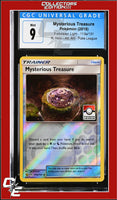 Forbidden Light Mysterious Treasure 113a/131 Reverse Holo Pokemon League CGC 9
