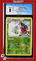 BREAKpoint Meganium 3/122 Reverse Holo Pokemon League CGC 8
