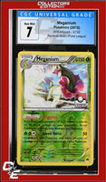 BREAKpoint Meganium 3/122 Reverse Holo Pokemon League CGC 7
