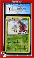 BREAKpoint Meganium 3/122 Reverse Holo Pokemon League CGC 8
