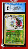 BREAKpoint Meganium 3/122 Reverse Holo Pokemon League CGC 8
