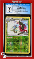 BREAKpoint Meganium 3/122 Reverse Holo Pokemon League CGC 8
