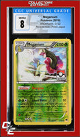BREAKpoint Meganium 3/122 Reverse Holo Pokemon League CGC 8
