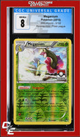 BREAKpoint Meganium 3/122 Reverse Holo Pokemon League CGC 8
