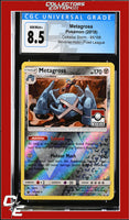 Celestial Storm Metagross 95/168 Reverse Holo Pokemon League CGC 8.5
