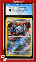 Celestial Storm Metagross 95/168 Reverse Holo Pokemon League CGC 9

