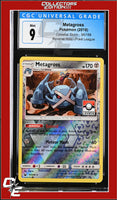 Celestial Storm Metagross 95/168 Reverse Holo Pokemon League CGC 9
