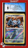 Celestial Storm Metagross 95/168 Reverse Holo Pokemon League CGC 9
