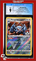 Celestial Storm Metagross 95/168 Reverse Holo Pokemon League CGC 9
