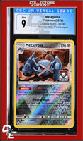 Celestial Storm Metagross 95/168 Reverse Holo Pokemon League CGC 9
