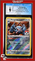 Celestial Storm Metagross 95/168 Reverse Holo Pokemon League CGC 9
