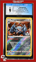 Celestial Storm Metagross 95/168 Reverse Holo Pokemon League CGC 9
