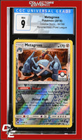 Celestial Storm Metagross 95/168 Reverse Holo Pokemon League CGC 9
