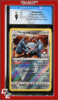 Celestial Storm Metagross 95/168 Reverse Holo Pokemon League CGC 9
