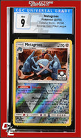 Celestial Storm Metagross 95/168 Reverse Holo Pokemon League CGC 9
