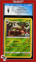 Ultra Prism Torterra 9/156 Reverse Holo Pokemon League CGC 9
