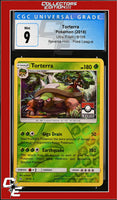 Ultra Prism Torterra 9/156 Reverse Holo Pokemon League CGC 9
