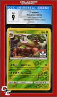 Ultra Prism Torterra 9/156 Reverse Holo Pokemon League CGC 9
