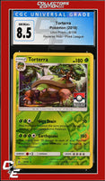 Ultra Prism Torterra 9/156 Reverse Holo Pokemon League CGC 8.5
