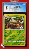 Ultra Prism Torterra 9/156 Reverse Holo Pokemon League CGC 9
