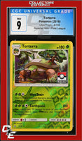 Ultra Prism Torterra 9/156 Reverse Holo Pokemon League CGC 9
