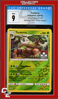 Ultra Prism Torterra 9/156 Reverse Holo Pokemon League CGC 9
