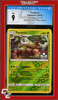 Ultra Prism Torterra 9/156 Reverse Holo Pokemon League CGC 9
