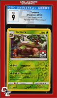 Ultra Prism Torterra 9/156 Reverse Holo Pokemon League CGC 9
