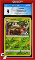 Ultra Prism Torterra 9/156 Reverse Holo Pokemon League CGC 9
