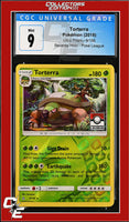 Ultra Prism Torterra 9/156 Reverse Holo Pokemon League CGC 9
