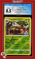Ultra Prism Torterra 9/156 Reverse Holo Pokemon League CGC 8.5
