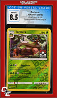 Ultra Prism Torterra 9/156 Reverse Holo Pokemon League CGC 8.5
