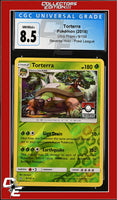 Ultra Prism Torterra 9/156 Reverse Holo Pokemon League CGC 8.5
