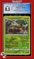 Ultra Prism Torterra 9/156 Reverse Holo Pokemon League CGC 8.5
