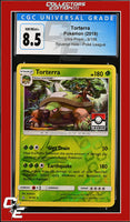 Ultra Prism Torterra 9/156 Reverse Holo Pokemon League CGC 8.5

