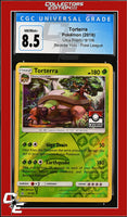 Ultra Prism Torterra 9/156 Reverse Holo Pokemon League CGC 8.5

