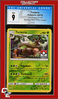 Ultra Prism Torterra 9/156 Reverse Holo Pokemon League CGC 9
