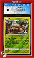 Ultra Prism Torterra 9/156 Reverse Holo Pokemon League CGC 9
