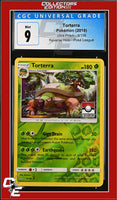 Ultra Prism Torterra 9/156 Reverse Holo Pokemon League CGC 9
