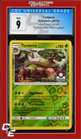 Ultra Prism Torterra 9/156 Reverse Holo Pokemon League CGC 9
