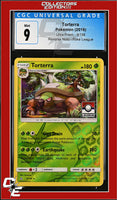 Ultra Prism Torterra 9/156 Reverse Holo Pokemon League CGC 9
